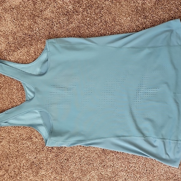 Nike Pro Hypercool Gym Tank, Blue, Size Large - Picture 4 of 7